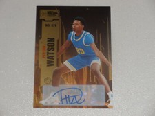 2022 Skybox Metal Universe Champions Gold Autograph Auto #76 Peyton Watson 06/25