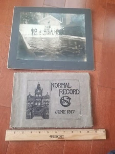 1917 California Chico State College Normal Record Yearbook & Mounted Photograph - Picture 1 of 4