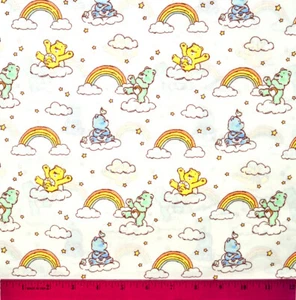 Care Bears Fabric - HALF YARD - 100% Cotton Sewing Quilting Grumpy Sunshine Wish - Picture 1 of 1