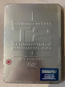 T2 Terminator 2 Judgement Day With Arnold DVD 15 Metal Case New & Sealed 681G - Imagen 1 de 3
