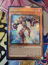 (RA01) Vision HERO Faris 1st Edition Prismatic Ultimate Rare RA01-EN004 Yu-Gi-Oh