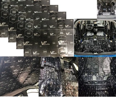 Schalldämmung Set für 4 Türen Alubutyl Anti Dröhn Vibration Dämmmatte Auto Boot - Bild 1 von 4