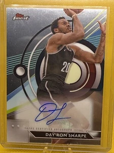 2023-24 Finest Basketball Autographs Day’ron Sharpe Brooklyn Nets - Picture 1 of 6