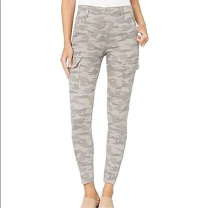 Joe's Jeans High-Rise Skinny Camo Ankle Cargo Pocket Fatigue Jeans, 30 - Picture 1 of 11
