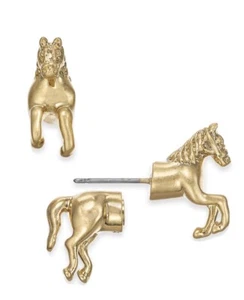 $48 Kate Spade Horse ring wild ones earrings D11a - Picture 1 of 4