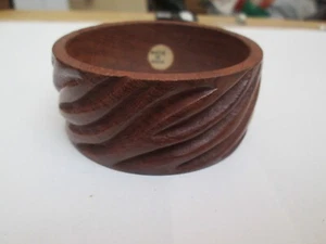 LARGE WOODEN BANGLE - Picture 1 of 3