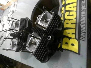 1966 HARLEY SHOVELHEAD CYLINDER HEADS (MATCHING SET) (DATED 1965) DUAL PLUGS - Bild 1 von 11