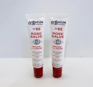 C.O. Bigelow No. 012 Rose Salve Lippenbalsam Allzweck Salbe Tube 2er Pack @ 0,5oz - Bild 1 von 3
