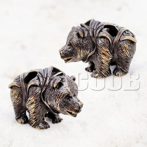EDC Paracord Perlen Charm GRIZZLYBÄR für Armband Messer Schlüsselband Schlüsselanhänger - Bild 1 von 9