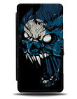 Werewolf Skull Flip Wallet Phone Case Skeleton Werewolves Wolf Full Moon E282