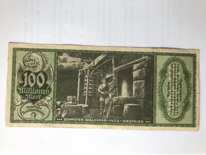 100 millionen mark 1923 Zoppot - Bild 1 von 2
