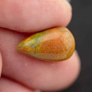 Natural Drop Shape African Opal Ethiopian Opal - Picture 1 of 3