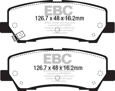 EBC Brakes DP43043R Kit de plaquettes de frein, frein à disque pour FORD USA - Photo 1/2