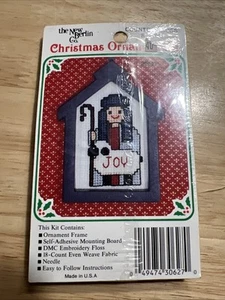 The New Berlin Co Counted Cross Stitch Christmas Ornament Kit Shepherd Boy - Picture 1 of 2