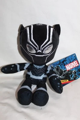 Mattel Marvel Black Panther 9" Stuffed Plush Toy GYT44 New w/ Tag Ages 3+ - Image 1 of 3