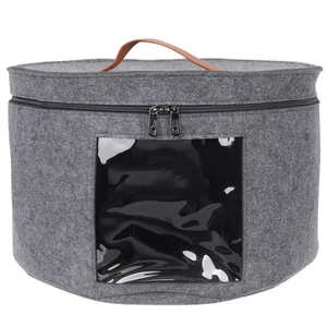 Hat Storage Box Miss Travel Traveling Case Bucket Holder Cap Organizer - Picture 1 of 12