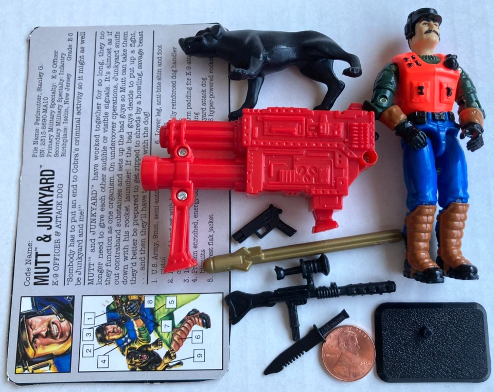 1993 винтажный GIJOE Mutt фигурка б/у РЕДКАЯ Hasbro gi joe - Изображение 1 из 1