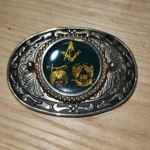 Shriners Star Sword Freemason, Master Mason, Scottish Rite, Gürtelschnalle - Bild 1 von 5