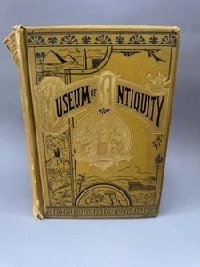 Museum of Antiquity Illustrated 1882 Hardcover Book History Of Ancient Life - Imagen 1 de 15