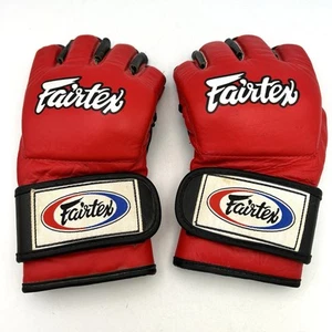 Fairtex Ultimate Combat Gloves Open Thumb Loop Martial Arts MMA Boxing Size M - Picture 1 of 9