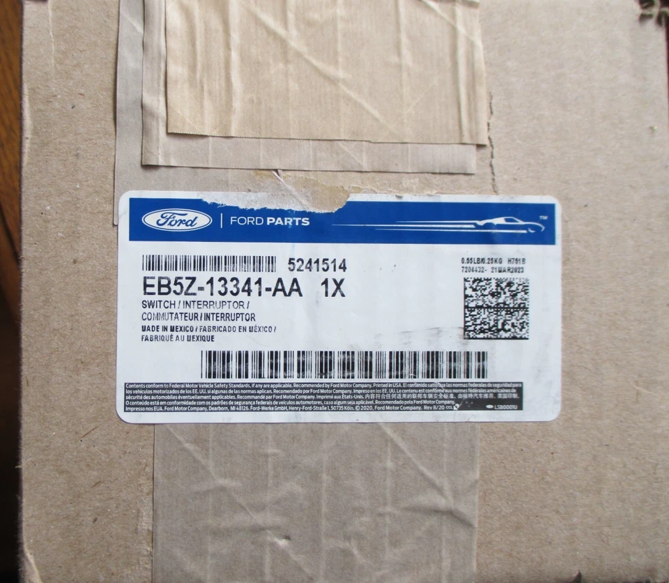Interruptor de señal de giro EB5Z-13341-AA Ford Explorer 2012-2015 nuevo OEM Foto 1 de 1