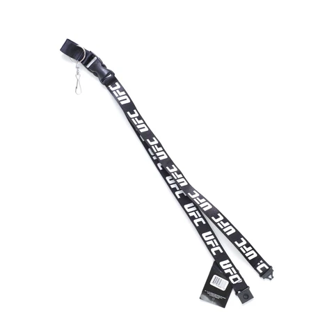 UFC LANYARD KEY-CHAIN STRAP *NEW* BLACK AND RED MIXED MARTIAL ARTS GOODS Cover