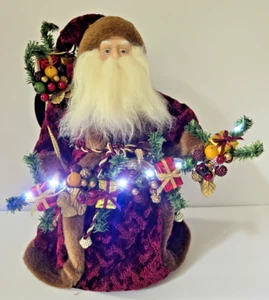 FIGURA DE NAVIDAD DEL PADRE SANTA NICK ILUMINADA DE COLECCIÓN TEMPORADAS DE CAÑÓN CAÍDAS - Imagen 1 de 18