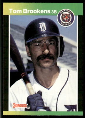 1989 Donruss #508a Tom Brookens - Image 1 of 2