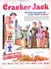 Original 1954 Cracker Jack Ad: The perfect treat, any time!