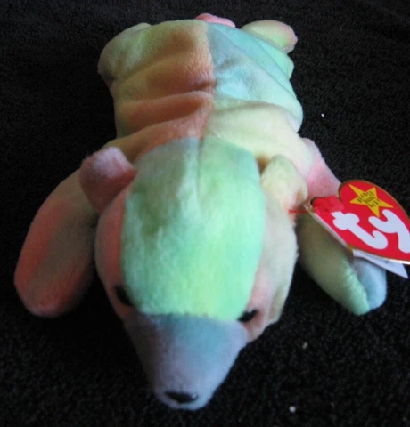 TY BEANIE BABIES "SAMMY" Chicago Cubs Giveaway Tie-Dye Bear MINT Cover