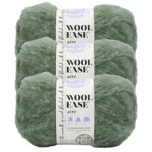 (3 Pack) Lion Brand Yarn 644-173A Wool-Ease Aire Yarn, Sage - Picture 1 of 7