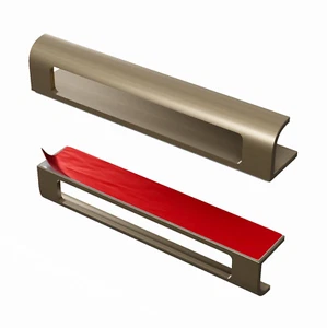 HRX Self-Adhesive Edge Fingerpull Door Handle - Easy to Install Screwless Peel a - Picture 1 of 9