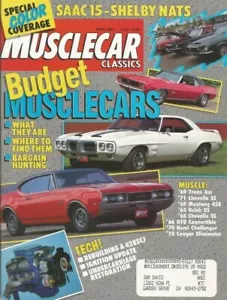 MUSCLECAR CLASSICS 1991 APR - LS-5, HEMI R/T, GT500 - Imagen 1 de 1