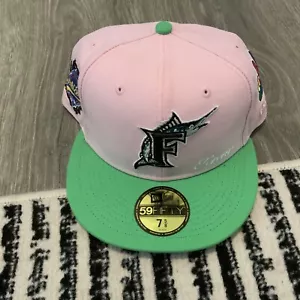 New Era Miami Marlins 59FIFTY Hat Jae Tips Forever Men’s Size 7 5/8 - Picture 1 of 5