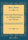 Annuaire Historique du Dpartement de l&#39;Yonne Recue