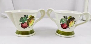 Metlox Poppytrail Provincial Fruit Sugar Bowl No Lid  & Creamer Vintage - Picture 1 of 1
