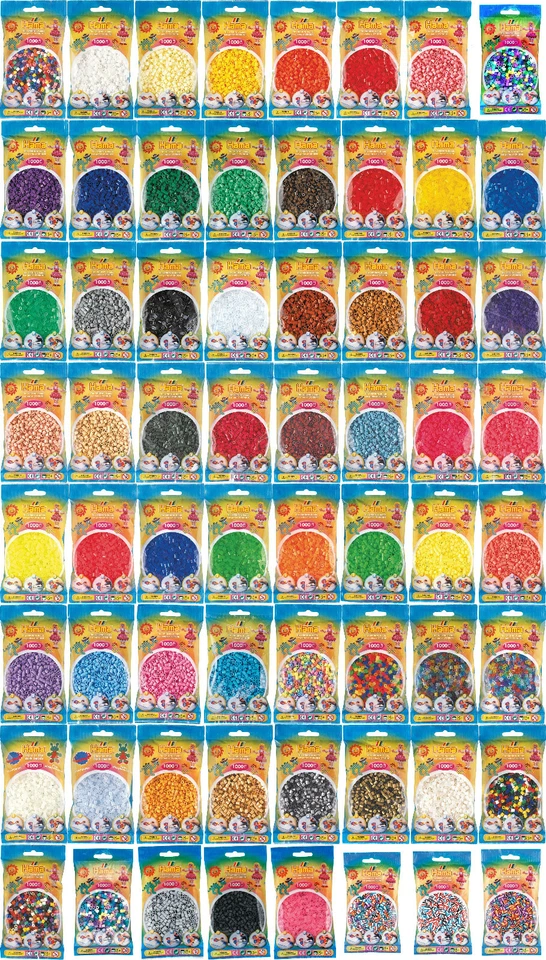 Offizieller HAMA Händler ca 500/1000 Hama Midi Bügelperlen 207- ALLE FARBEN 5 mm - Bild 1 von 1