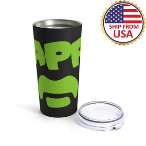 Frank Zappa Tazza Bicchiere 20oz Acciaio Inox Nero - Foto 1 di 4