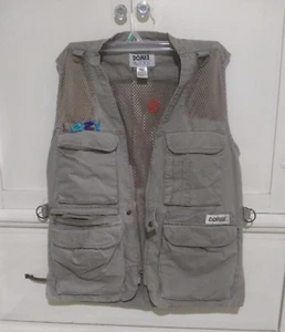 Domke PhoTOGS Khaki Jacket Convertible Vest Small Gray Unisex - Picture 1 of 9