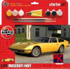 Airfix A55309 Juego de Regalo de Inicio Grande Kit de Plástico Maserati Indy Escala 1:32 T48Pos - Imagen 1 de 8