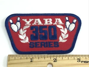 Vintage YABA BOWLING * 350 Series *  three inch patch. - Picture 1 of 3