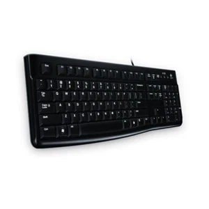 Tastiera Logitech K120 QWERTZ tedesca nera USB cablata - Foto 1 di 4