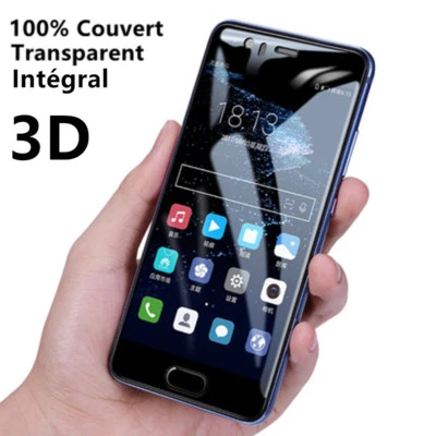 FILM VITRE PROTECTION INTEGRAL 3D ÉCRAN VERRE TREMPE HUAWEI Pro P20 Lite P10 P9 - Photo 1/4