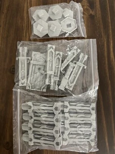 WOTC HeroScape Ruins Wall Laur Wall Pieces Castle Fortress Terrain Parts - Picture 1 of 4