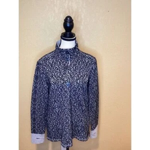 Kavu Womens Cotton Polyester Black and White Long Sleeve Shirt, Size Extra Large - Picture 1 of 9