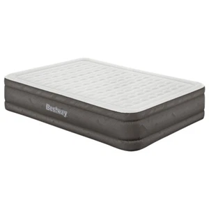 Bestway Air Mattress Queen Inflatable Bed 46cm Airbed Grey - Picture 1 of 8