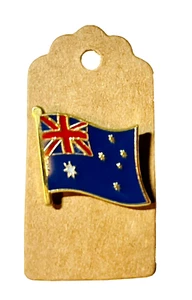 AUSTRALIA Flag Pin Aussie Commonwealth Metal Lapel Badge Enamel Jewellery Gifts - Picture 1 of 9