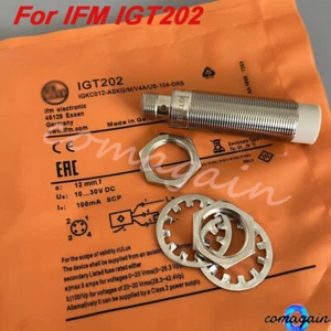 New 10-30VDC 100mA 12mm 4-Pins For IFM IGT202 Inductive Proximity Switch Sensor - Picture 1 of 8