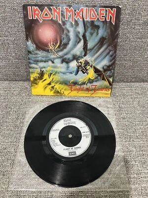 Iron Maiden Flight Of Icarus 7" 45 1983 EMI Import I’ve Got The Fire Single - Image 1 of 4
