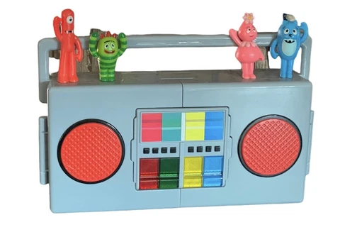 Yo Gabba Gabba! 2008 Musical Boombox Radio Boom Box Nick Jr Collectible *WORKS* Cover
